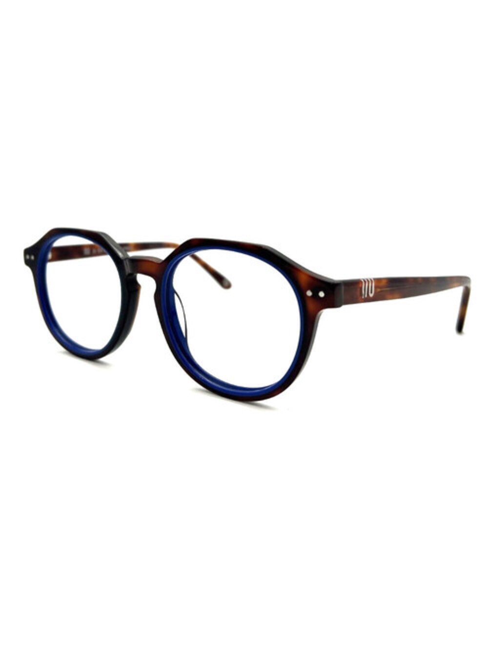 Muse 32-001994 Tortoise Blue Rectangle Authentic Sunglasses 49-19-145 - Picture 1 of 5